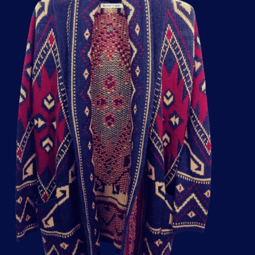 Cardigan Wrap Med Women cowichan southwest design